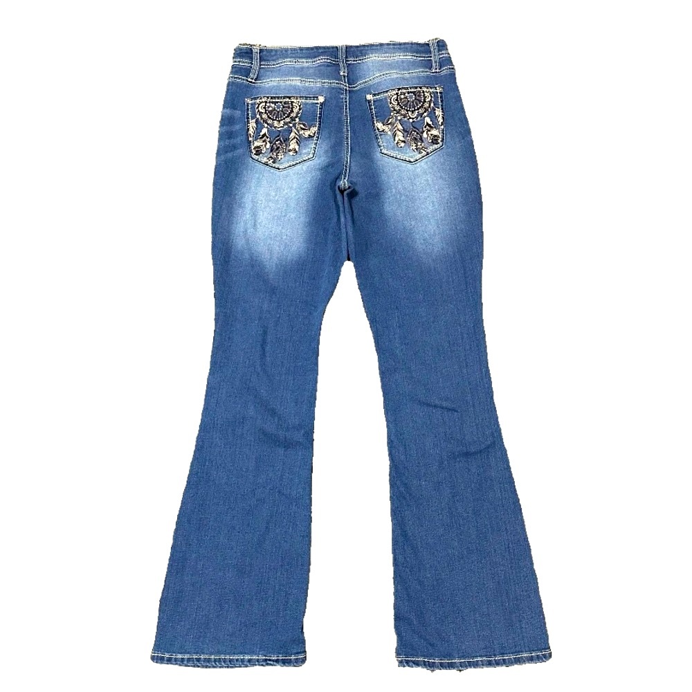 Copperhash bedazzled flare jeans 💕‼️